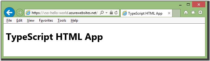 Published app running in Internet Explorer via HTTPS