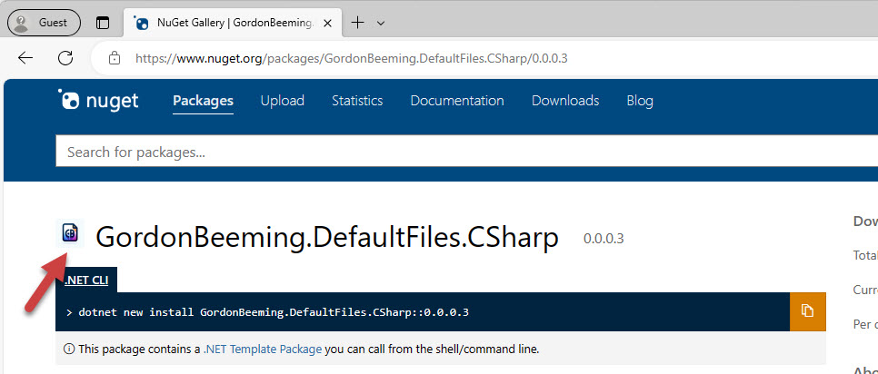This icon is used to represent the nuget package once we publish it
