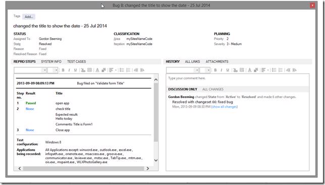 Work Item Visualizer Window