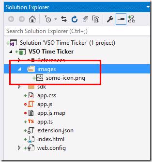 Visual Studio Solution Explorer showing some-icon.png in the images folder