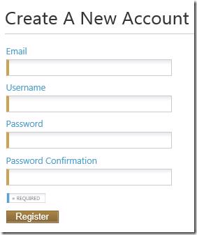 Chocolatey Registration Page