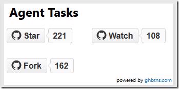 GitHub Widget on VSTS dashboard showing project insights