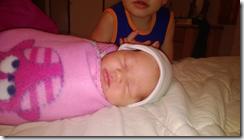 Kezren Stephanie Beeming as a baby