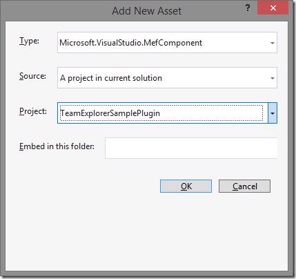 Adding MEF Component Asset in VSIX Manifest