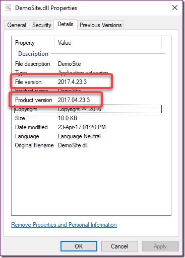 AssemblyInfo.cs: Assembly attributes updated with build information.