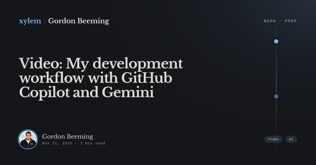 Video: How I Became a 10x Dev Using AI Agents, GitHub Copilot & Gemini ...